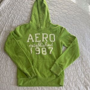 Aero Kids Green Hoodie